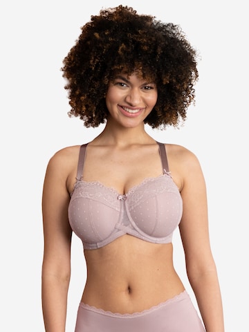 Bandeau Soutien-gorge 'Diamond' SugarShape en beige : devant