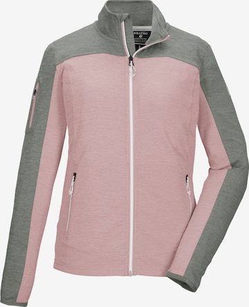 KILLTEC Sportstrickjacke in Pink: Vorderseite