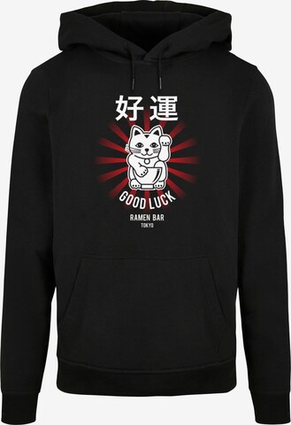 Merchcode Sweatshirt 'Torc - Good Luck' in Black: front