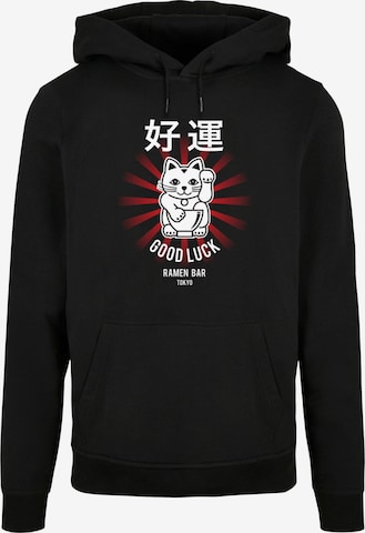 Merchcode Sweatshirt 'Torc - Good Luck' in Black: front
