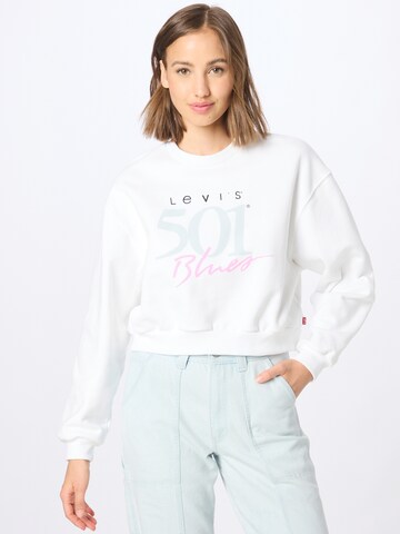 LEVI'S ® Dressipluus 'Graphic Vintage Crew', värv valge: eest vaates