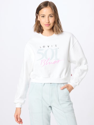 LEVI'S ® Sweatshirt 'Graphic Vintage Crew' in Weiß: predná strana