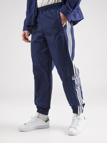 Effilé Pantalon 'ADIBREAK' ADIDAS ORIGINALS en bleu : devant