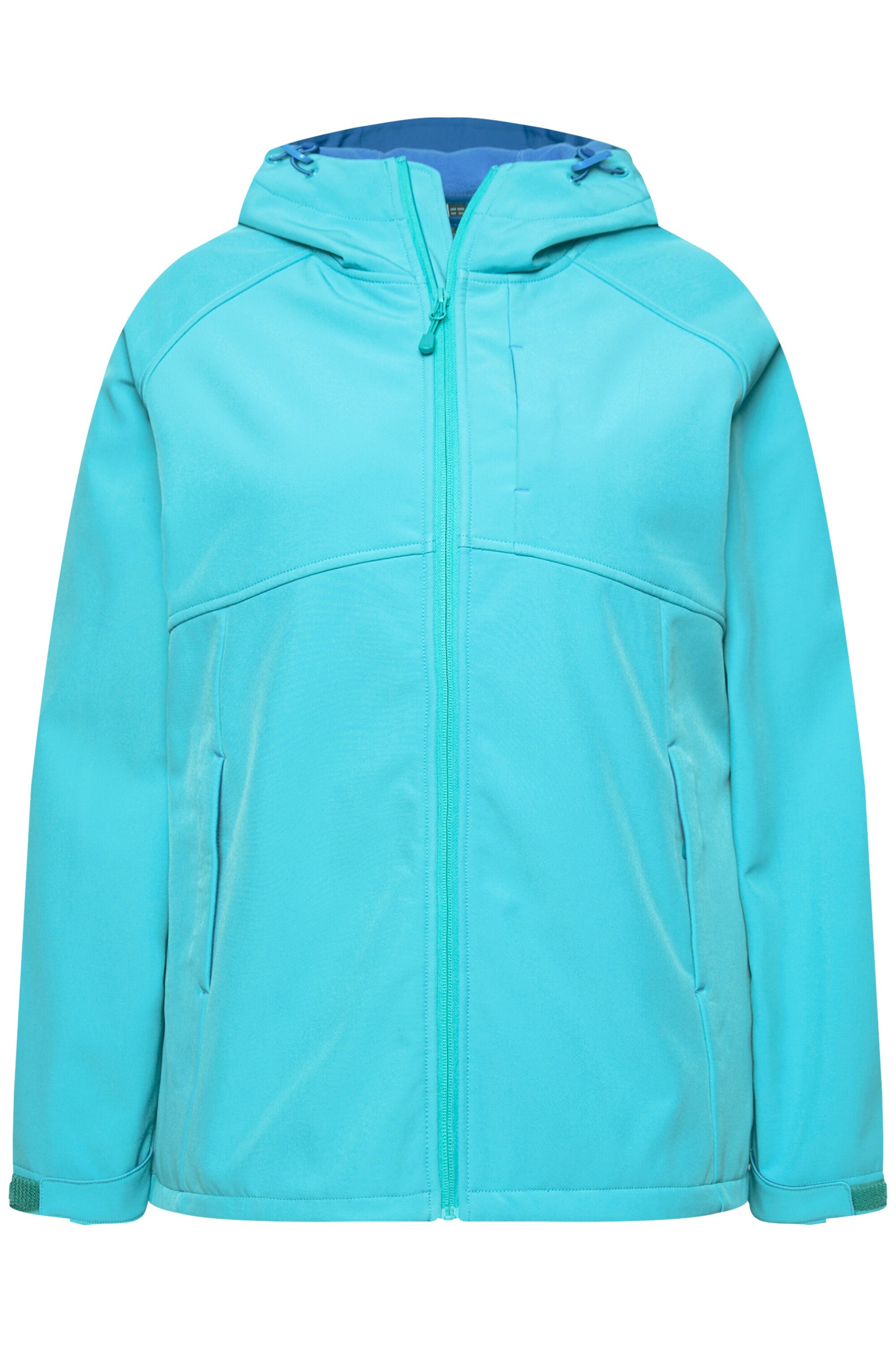 Ulla Popken Softshelljacke in Blau: Vorderseite