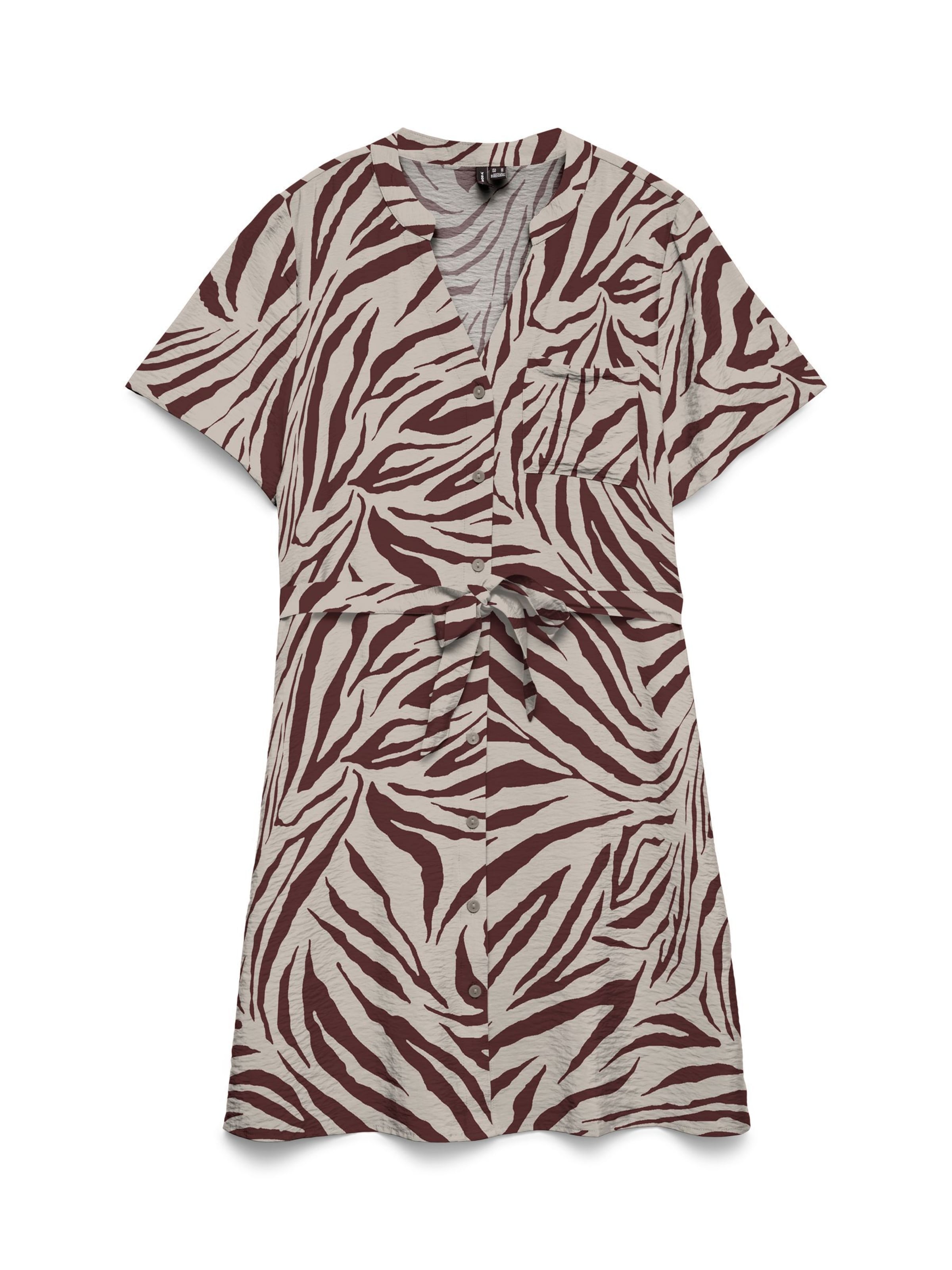 VERO MODA Blousejurk 'JOSIE' in Beige: voorkant