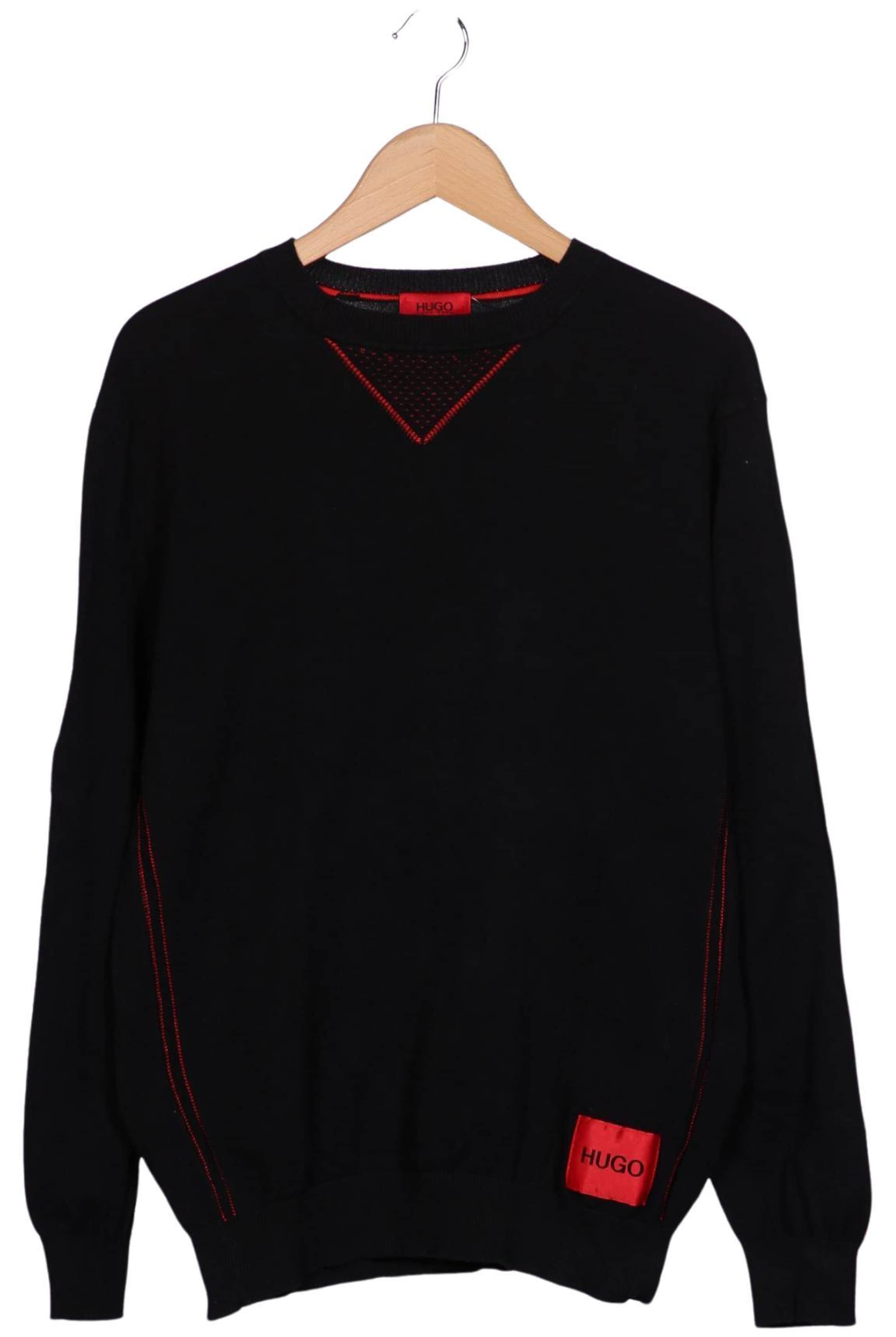 HUGO Sweater & Cardigan in M in Black: front