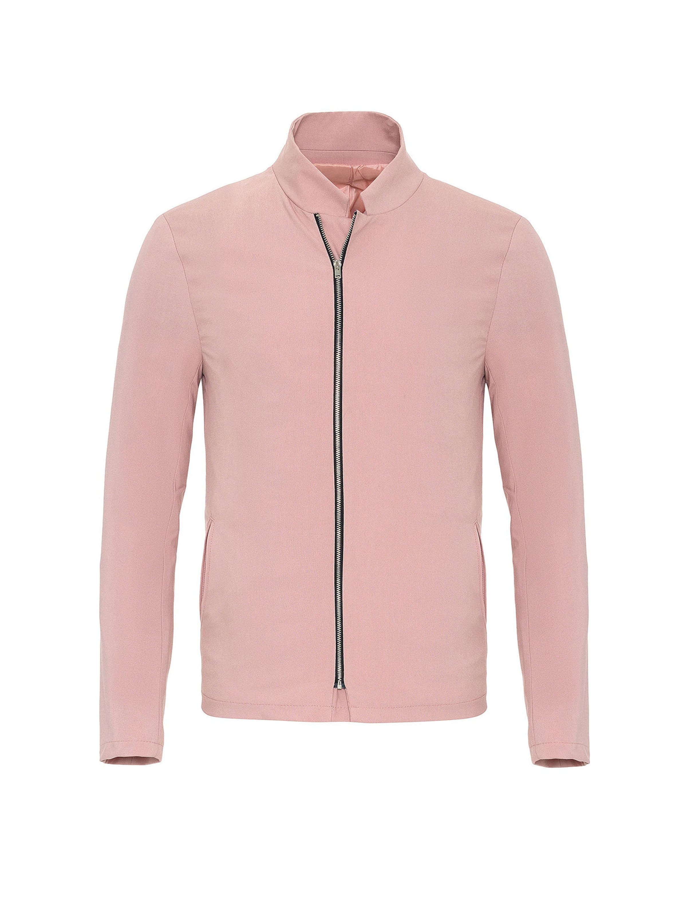 Veste mi-saison Antioch en rose : devant