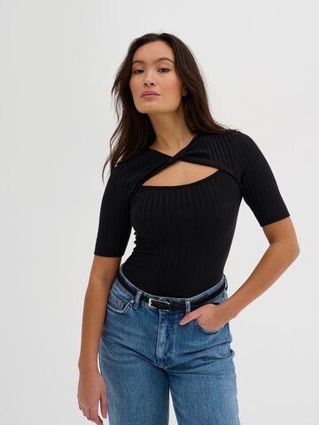 Maglietta 'BustaMW' di My Essential Wardrobe in nero: frontale