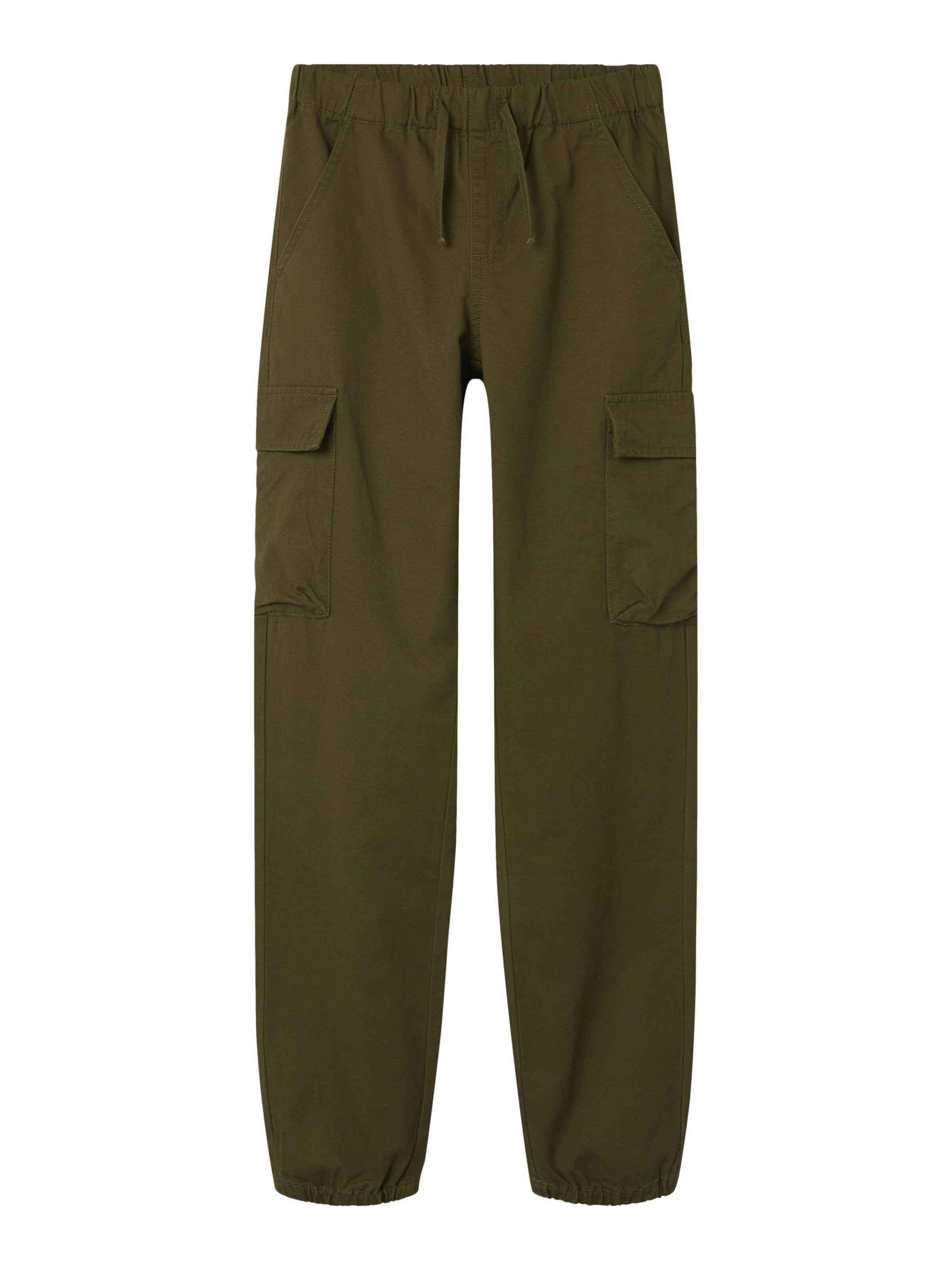 TWO SOON Конический (Tapered) Штаны в Зеленый: спереди