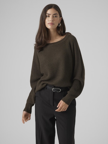 VERO MODA Sweater 'RICIENEW' in Green: front