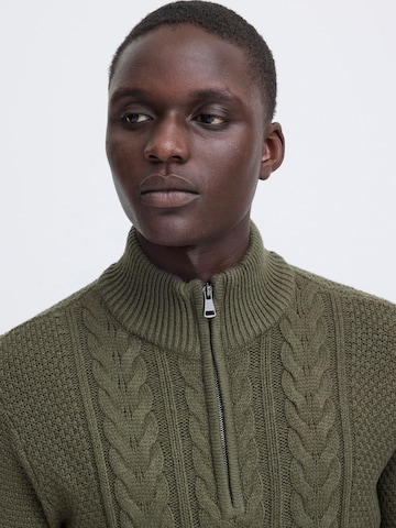 BLEND Pullover 'BHBASIM' i grøn