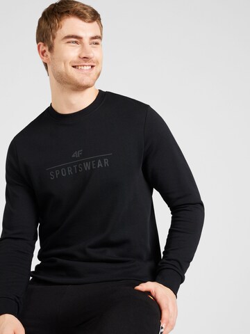 4F - Sweatshirt de desporto em preto