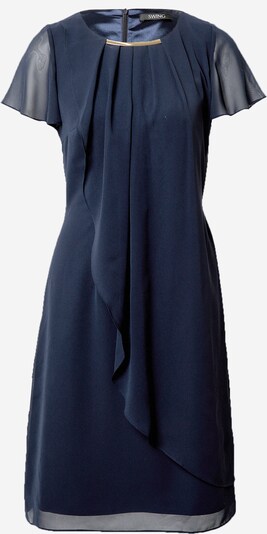 Rochie de cocktail SWING pe bleumarin, Vizualizare produs