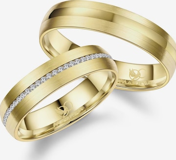 MARRYA Ring 'MARRYA ES-27 Ehering aus Edelstahl - Gold plattiert' i guld: framsida