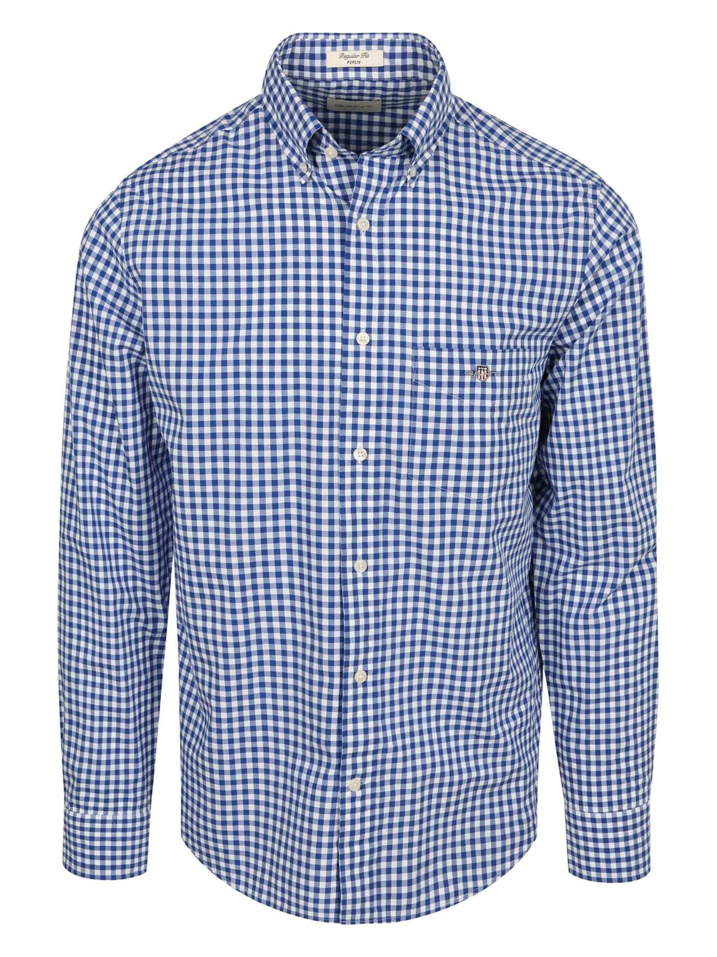 Chemise GANT en bleu : devant