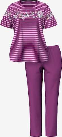 Ulla Popken Pajama Pants in Purple: front