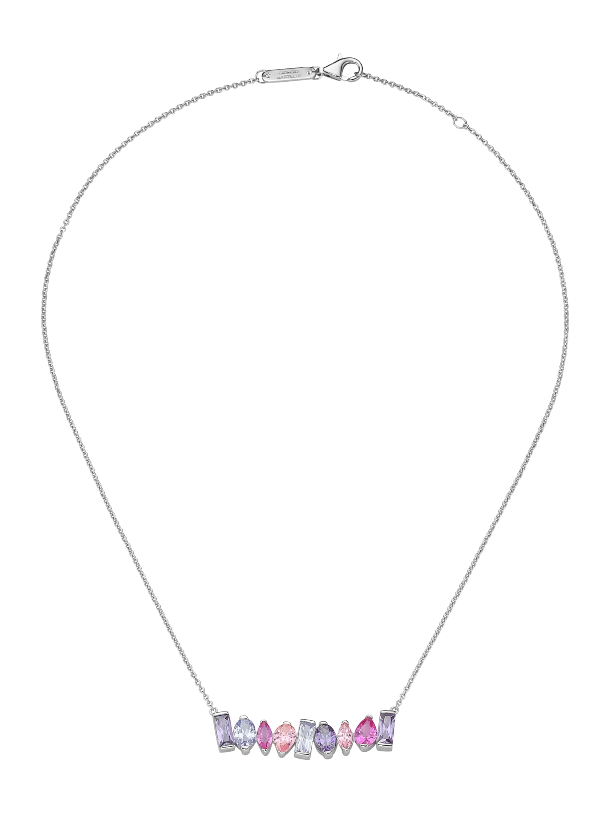 Giorgio Martello Milano - Cadena en plata: frente