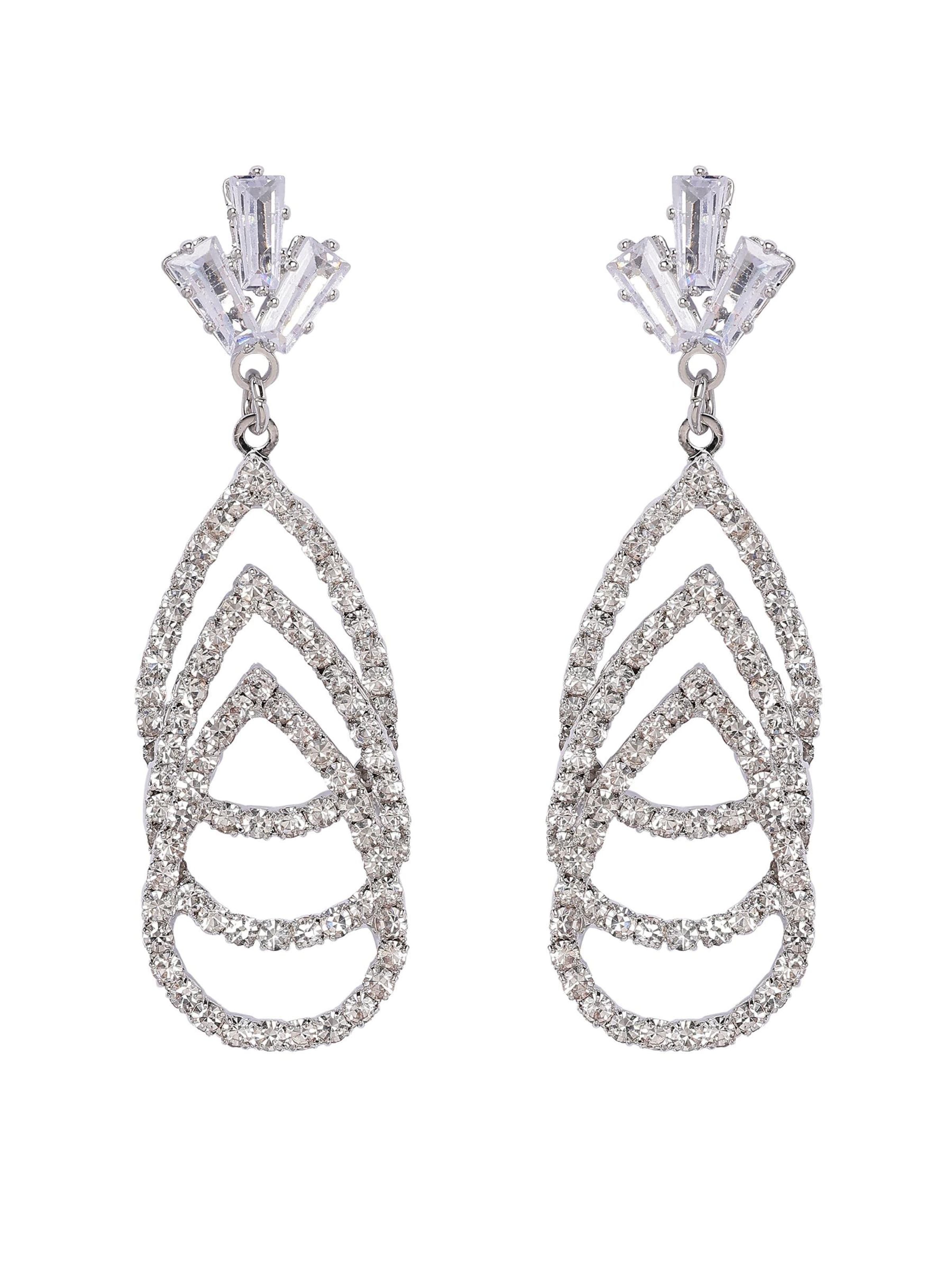 AVANT-GARDE PARIS Earrings 'Sabineta' in Silver: front