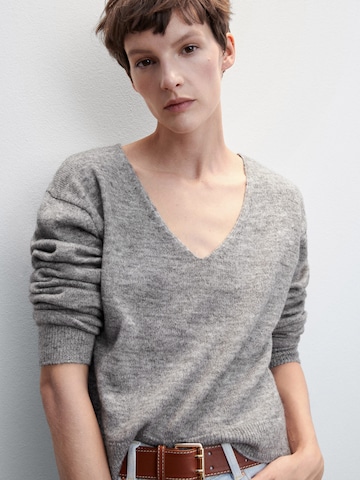 MANGO Pullover 'Senseip' in Grau