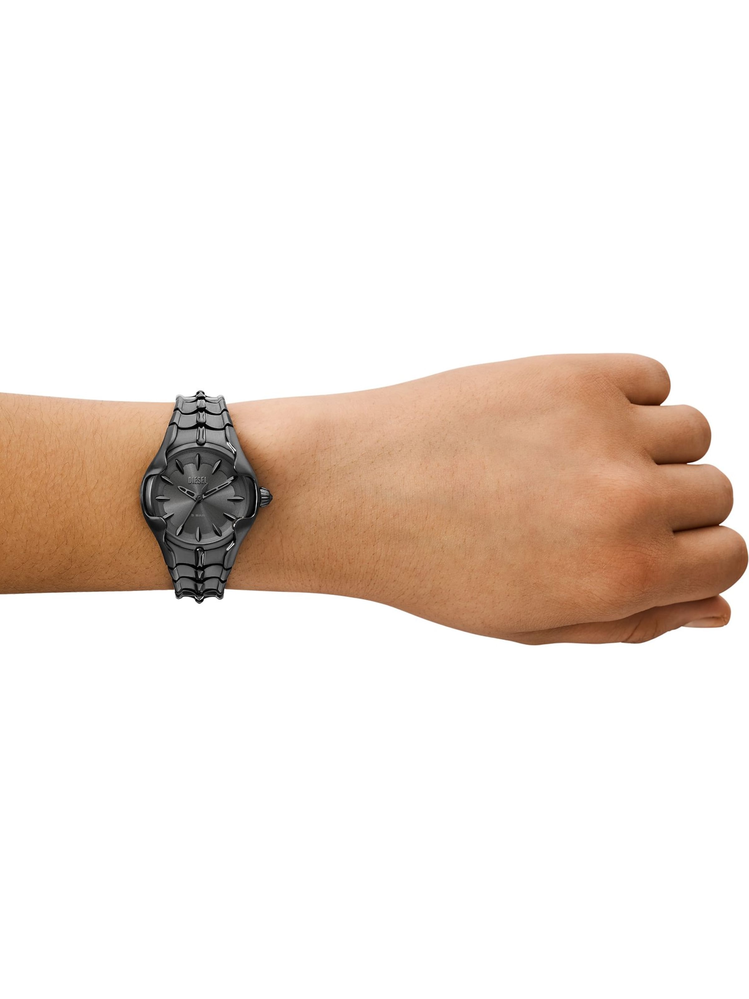 DIESEL Analog watch 'VERT' in Silver: front