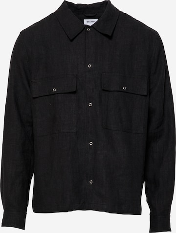 Camicia 'Alfred' di WEEKDAY in nero: frontale