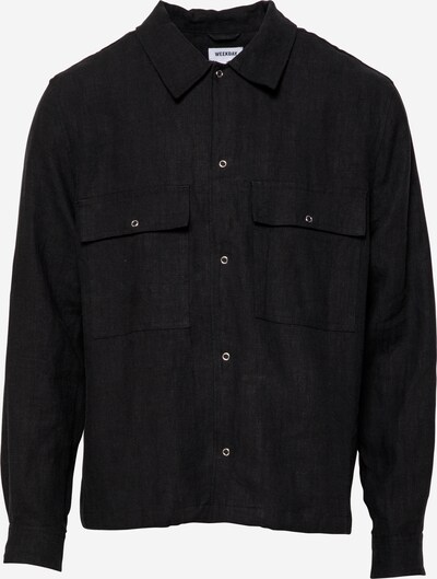 WEEKDAY Chemise 'Alfred' en noir, Vue avec produit