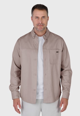 Coupe regular Chemise 'Amadeus Hemdzart' Kleinigkeit en gris : devant