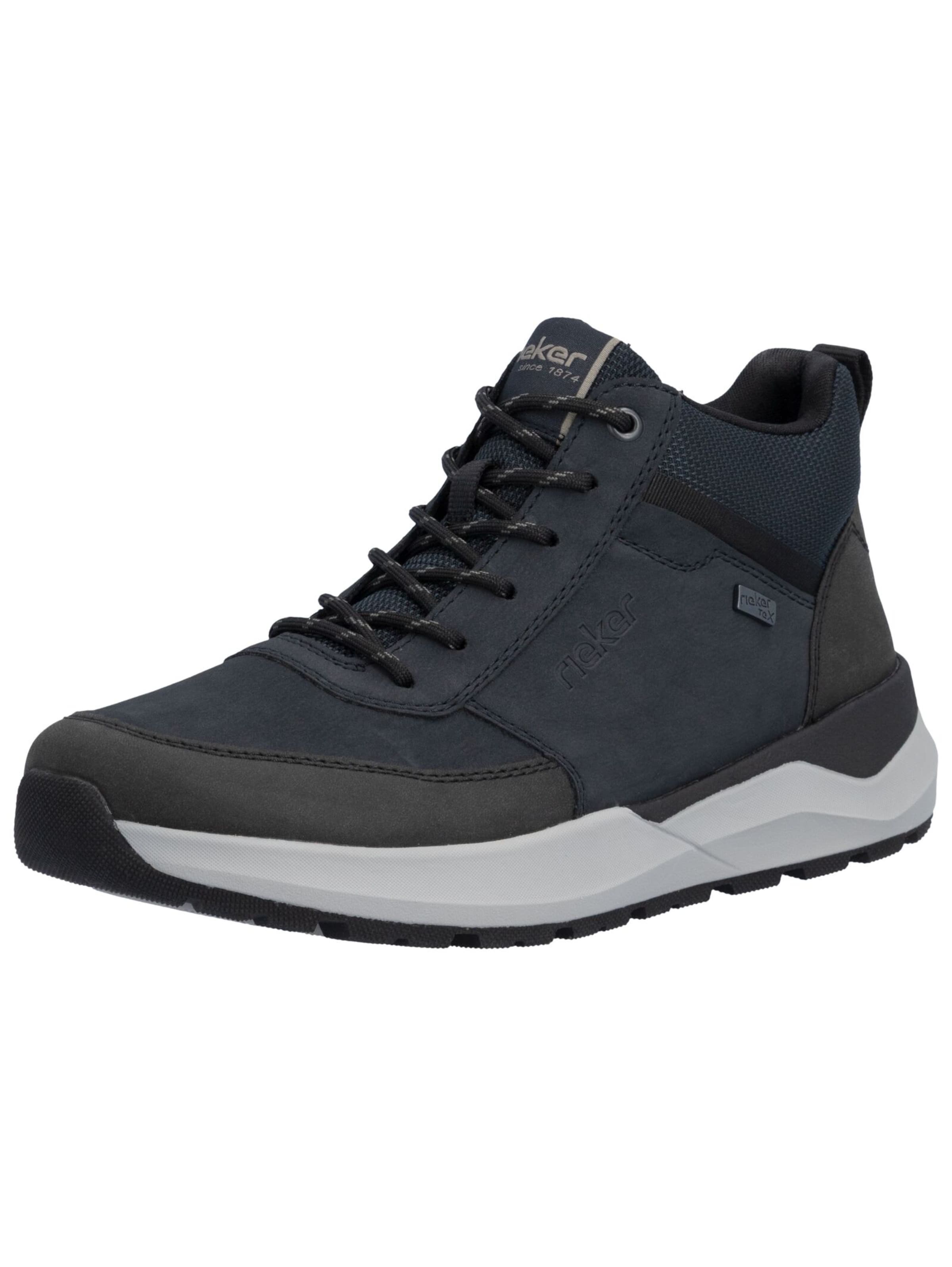 Bottines à lacets Rieker en bleu : devant