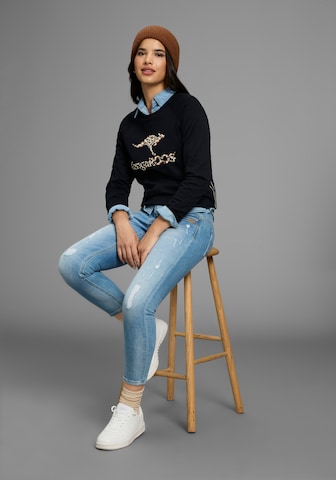 KangaROOS Sweatshirt in Black