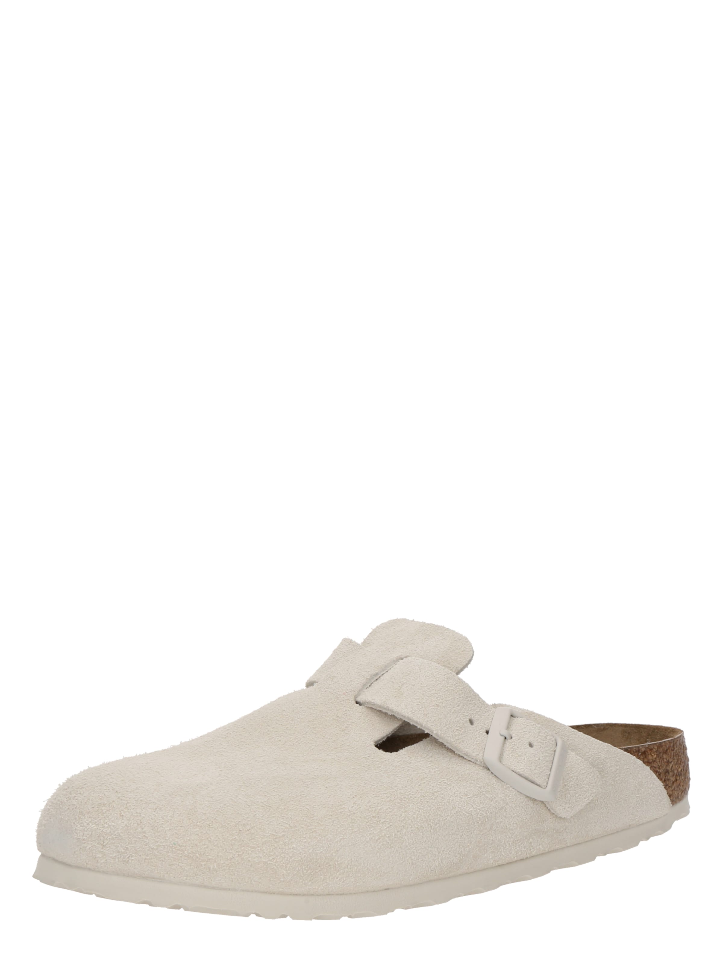 BIRKENSTOCK Μιούλ 'Boston' σε λευκό: μπροστά