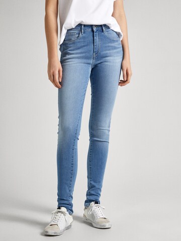 Pepe Jeans - Skinny Vaquero en azul: frente