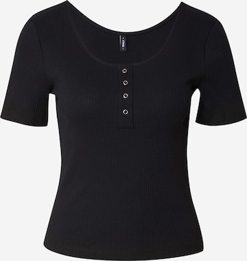 ONLY - Camiseta 'SIMPLE' en negro: frente