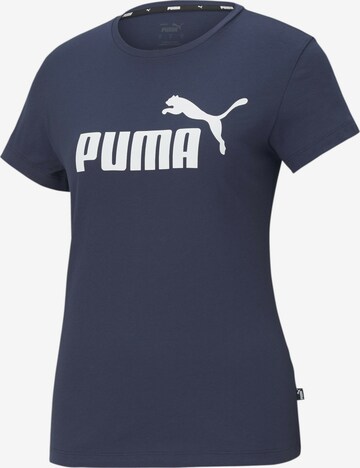 PUMA Performance Shirt 'Essential' in Blue: front