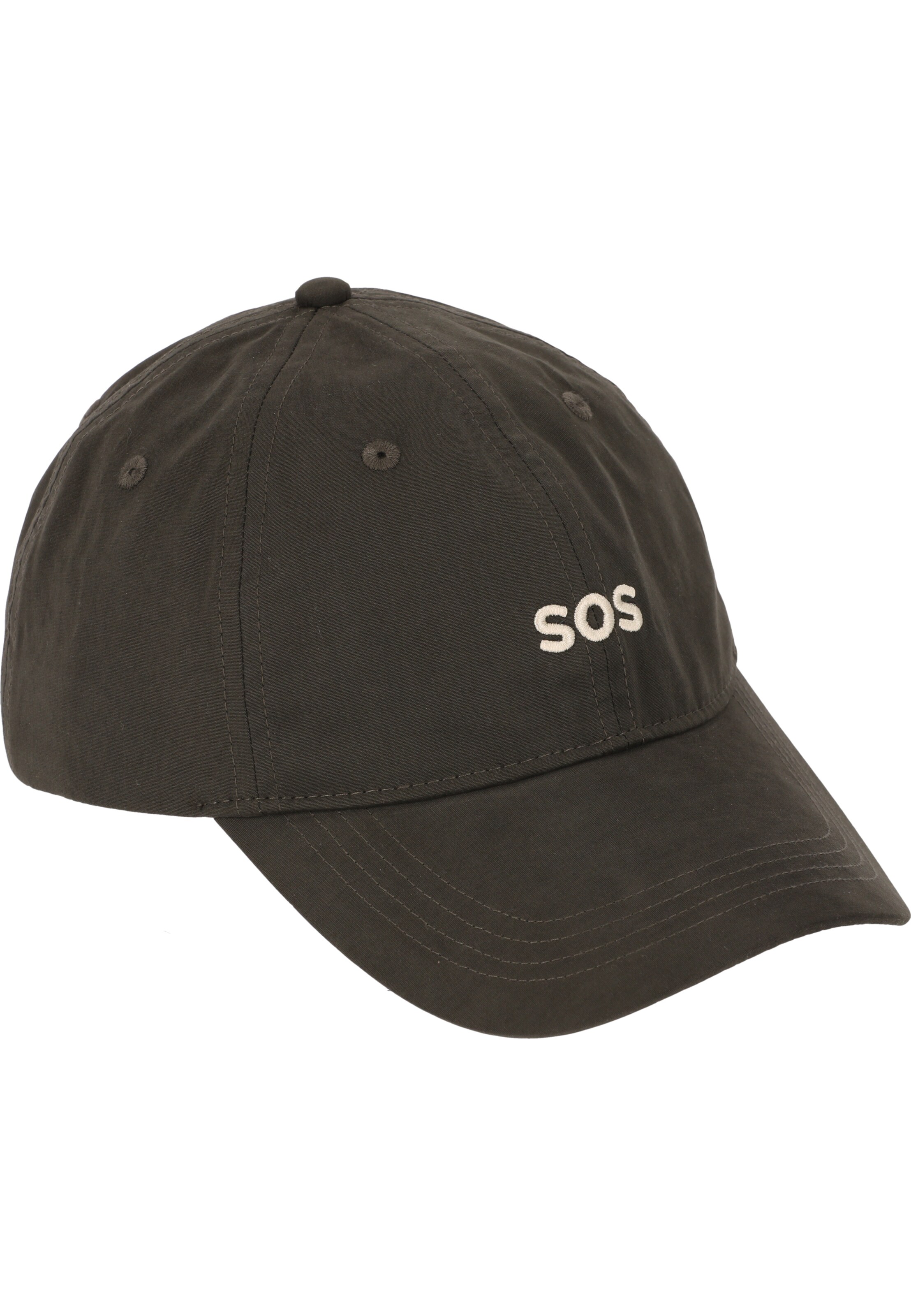SOS Cap 'Nordals' in Schwarz: Vorderseite