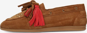 PS Poelman Moccasin ' VITA ' in Brown: front