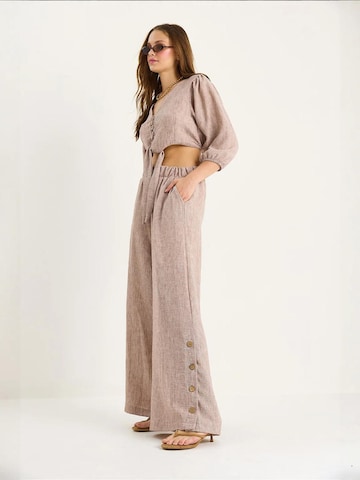 Completo pantalone di Bianco Lucci in marrone