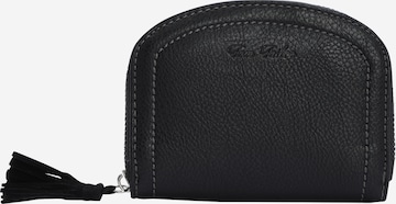 TOM TAILOR Wallet 'Lari' in Black: front