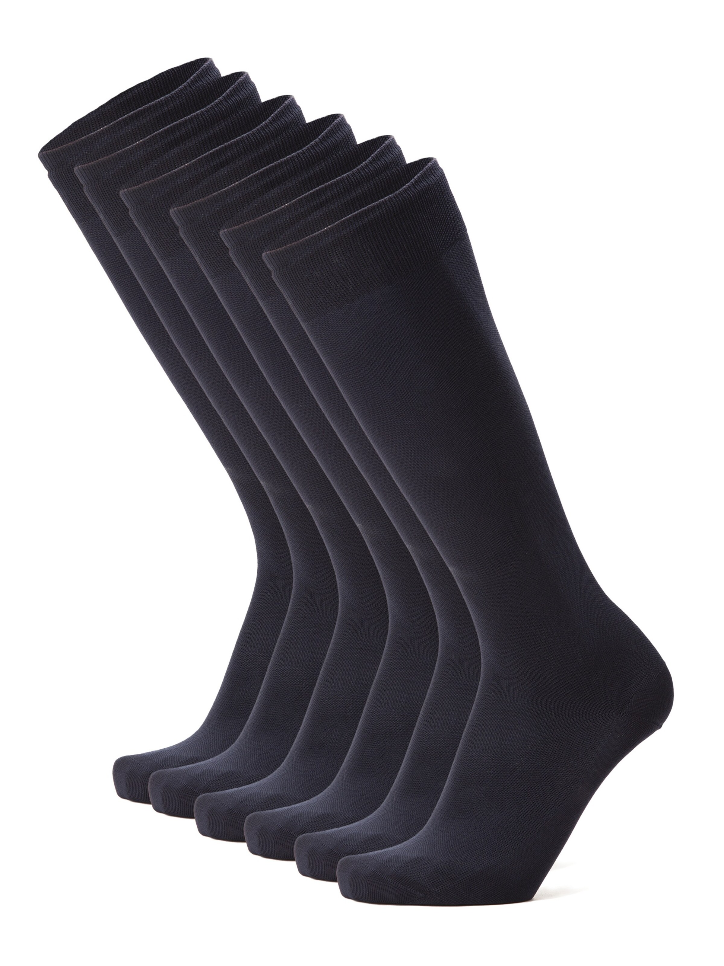 Ciocca Kniekousen 'Calze Lunghe 6 Paia in cotone Tactel traspiranti' in Blauw: voorkant