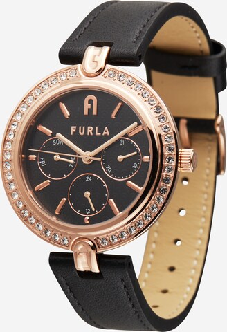 FURLA Analogové hodinky – černá: přední strana