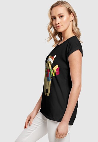 T-shirt 'Winnie The Pooh - Festive' ABSOLUTE CULT en noir