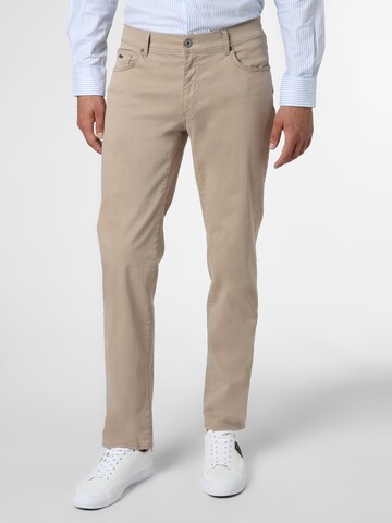 Regular Pantalon 'Cadiz' BRAX en beige : devant