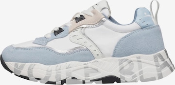 Voile blanche Lace-up shoe 'CLUB105.' in Blue: front