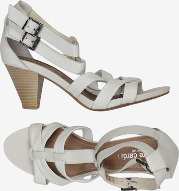 PIERRE CARDIN Sandalen 41 in Weiß: Vorderseite