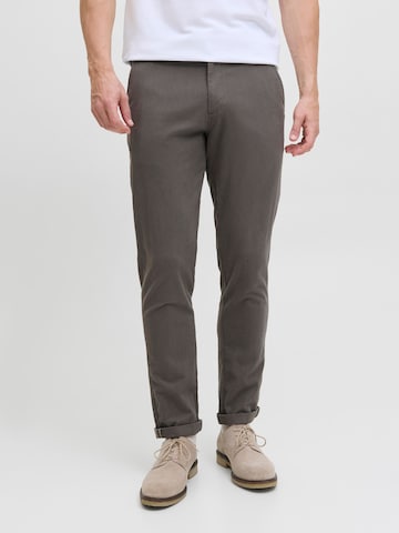 JACK & JONES Slimfit Hose 'JJMarco' in Grau: Vorderseite