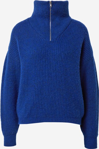 MADS NORGAARD COPENHAGEN Sweater 'Hairy' in Blue: front