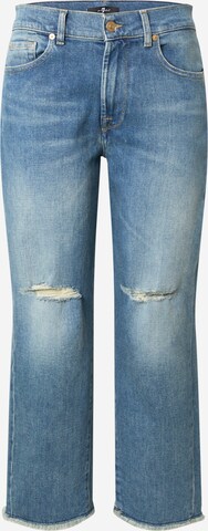 Regular Jean 7 for all mankind en bleu : devant