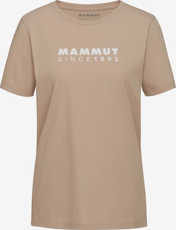MAMMUT Funktionsshirt in Beige: Vorderseite