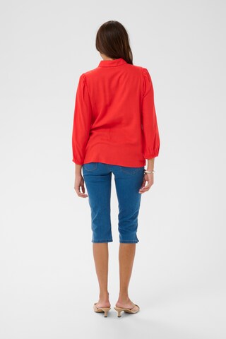 Kaffe - Blusa 'KAmilia' em vermelho