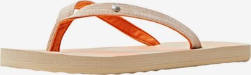 ESPRIT Teenslipper in Beige: voorkant