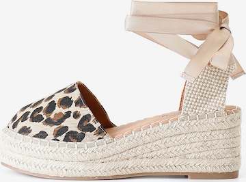 Sandalo di CAFè NOIR in colori misti: frontale